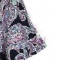 Croft & Barrow Paisley Multicolor Women's Top Blouse Short Sleeve 1X 008