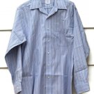 Brooks Brothers Men's Long Sleeve Dress Shirt Blue Stripe Non Iron 15 1/2-33 001