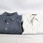 Eddie Bauer OSCC Check Men's 2 Dress Shirt Long Sleeve Button Down M 015