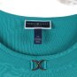 Karen Scott Green Women's Top Blouse Short Sleeve Pullover 2X 028