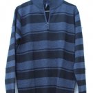 True Rock Black Men's Striped 1/4 Zip High Neck Long Sleeve Shirt Size M 011 True Rock Black Men's Striped 1/4 Zip High Neck Long Sleeve Shirt Size M 011