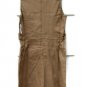 Old Navy Khaki Tan Girls Uniform Dress Pleated Sleeveless Size Large 10-12  015