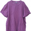 ASOS Men's Burgundy Tee Shirt Short Sleeve Crewneck Pullover Size 5XL Plus  013