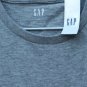 GAP Gray Women's Tee Shirt Crewneck Short Sleeve Graphic Logo Size XS  010