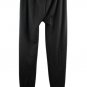 P & S Black Black Men's Waffle Knit Thermal Pajama Set of 2 Large 012