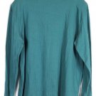Dressbarn Teal Women's Sleeveless Dress Top Blouse Beaded Neckline 14/16 014