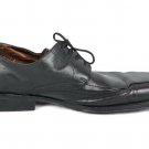 Johnston & Murphy Black Men's Dress Shoes Leather Upper Lace Up Square Toe 12 M