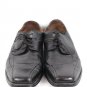 Johnston & Murphy Black Men's Dress Shoes Leather Upper Lace Up Square Toe 12 M