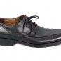 Johnston & Murphy Black Men's Dress Shoes Leather Upper Lace Up Square Toe 12 M