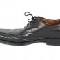 Johnston & Murphy Black Men's Dress Shoes Leather Upper Lace Up Square Toe 12 M