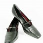 Nine & Company Women's Shoes Classic Pumps Heels Strap Buckle Black Leather 10 M