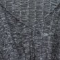 As U Wish Gray Women's Mini Dress Long Sleeve V Neck Drawstring Waist Tie L 013