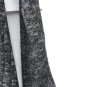As U Wish Gray Women's Mini Dress Long Sleeve V Neck Drawstring Waist Tie L 013