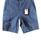 Chaps Dark Denim Men's Bedford Comfort Cargo Short Size 30 013