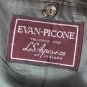 Evan Picone Gray Herringbone Pattern Men's Suit Jacket 2 Buttons Front Size 44