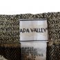 Napa Valley Gold Black Women's Dress Pants Chevron Pattern Pull On 18W 056