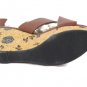 Annie Brown Women's Hypo Drive Espadrille Wedge Sandals Size 8.5 W