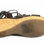 Enzo Anglioni AEWondertg Women's Cork Wedges Sandals Strappy Brown Leather 9 M