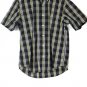 Nautica Plaid Men's Dress Shirt Button Down Short Sleeve Size Medium  011