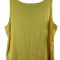 St John's Bay Yellow Women's Tank Top Sleeveless Pullover 2X 018