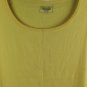 St John's Bay Yellow Women's Tank Top Sleeveless Pullover 2X 018