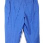 Sag Harbor Blue Women's Cropped Pants Floral Belt Size 20W 038
