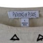 Patrons of Peace Tan Women's Sleeveless Crop Top Blouse Large 020