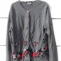 IN Studio San Francisco Gray Women's 2 Piece Long Dress & Blazer Size 14  013