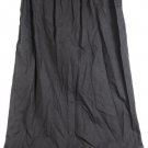 Carole Little Black Women's Maxi Skirt Pull On Elastic Waist Linen Blend 2X 021