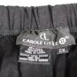 Carole Little Black Women's Maxi Skirt Pull On Elastic Waist Linen Blend 2X 021