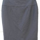 Venus Women's Gray Pencil Cut Skirt Back Zip Size 14  004