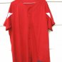 Under Armour Men's Button Up Athletic Baseball Jersey Red Shirt 001