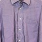 Mark & Spencer Purple Men's Dress Shirt Long Sleeve Button Down M 003