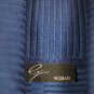 Lyn Blue Ribbed Stretch Knit Women's Turtleneck Top Blouse Pullover 3X 038