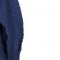 Lyn Blue Ribbed Stretch Knit Women's Turtleneck Top Blouse Pullover 3X 038
