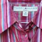 Tommy Hilfiger Multicolor Striped Women's Shirt Long Sleeve Size 16  022