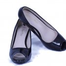 Dream Pairs Women's Black Patent Fashion Stilettos Pump Heels Peep Toe Size 7 Dream Pairs Women's Black Patent Fashion Stilettos Pump Heels Peep Toe Size 7