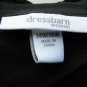 Dressbarn Women's Black Blazer Front Button Down Cotton Blend Size 14W/16W  002