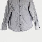 Banana Republic Light Gray Men's Long Sleeve Dress Shirt Medium 015 Banana Republic Light Gray Men's Long Sleeve Dress Shirt Medium 015