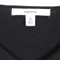 Merona Black Women's Top Blouse Long Sleeve V Neck 2X 004