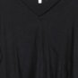 Merona Black Women's Top Blouse Long Sleeve V Neck 2X 004