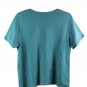 Sonoma Blue Women's Casual Shirt Short Sleeve Pullover 2X 018