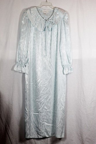 Leigh Karmitz for Periphery Blue Shimmery Women's Night Sleep Gown M 045