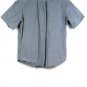 Eddie Bauer Classic Fit Blue Men's Dress Shirt Short Sleeve Button Down L 002