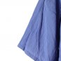 The Produce Co Blue Women's Casual Top Blouse Button Up Short Sleeve One Size 55