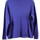 Westbound Purple Women's Long Sleeve Casual Shirt Pullover XL 054