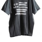 Hanes Perfect Black Men's T-Shirt American Flag Pullover 3XL 012