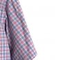 Haggar Stretch Plaid Men's Dress Shirt Front Pocket Button Down Size Medium  005
