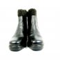 A J Valenci Women's Boots Booties Black Leather Ankle Side Zip Low Heels 6 M