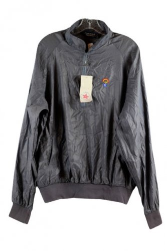 Duckster Gray Women's Windbreaker Jacket Full Front Zip XL 048